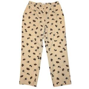 Vintage Christopher & Banks Printed Khaki Pants Size 12